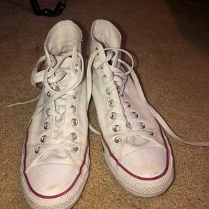 white converse high tops